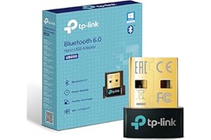 TP-Link UB600 Bluetooth 6.0 USB Adapter for PC, Nano Bluetooth Dongle, Plug & Play, Windows 11/10/8.1/7, Broader Coverage, BLE, Controller, Headset, Mouse, Keyboard