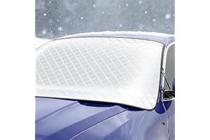 ‎PRIKSIA Auto Fensterabdeckung Sonnenschutz Frontscheibe, Windschutzscheibenabdeckung, Frontscheibenabdeckung Winter, Autoabdeckung, für Gegen Sonne/Staub/Frost/EIS/Schnee/Sonnenschutz (183 X116 cm)