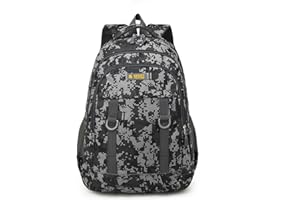 CINGHI LUSSO Militar 25L Táctica Mochila MOLLE Multiples Bolsillos de Hombro Militar Mochila Asalto Impermeable para Aire Libre Caza Correr Viaje Ciclismo Camping Senderismo