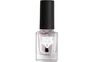 2 en 1 : Base & Top Coat Vegan et Naturel - Vernis à Ongles Transparent 190 - Ingrédients Naturels & Bio-sourcés - Brillance & Longue Tenue - 11ml - ALL TIGERS…