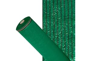 Klink Malla de ocultación | Sombra y privacidad en tu jardín | Premium | Ideal para Vallas y barandillas (1,5 x 50 Metros, Verde)