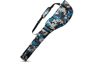 PYKES PEAK Golf Club Case | Foldable Design for 47” Clubs | Fits 10 Clubs | Waterproof Pocket | Ideal for Driving Range & Practice | 10 Colours | Designed in Japan