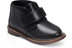 Harvest Land Boys Dress Shoes Lace-up School Shoes Kids Classic Casual Uniform Wedding Oxford Boots Loafer Flats for Toddler Big Little Kids