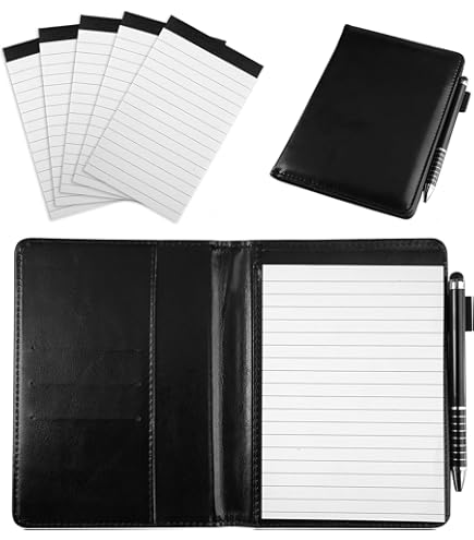 RHODIA 211002C - Portfolio met Blokhouder en Vak voor Documenten N°11 Taupe - voor Notitieblokken of Notitieboeken van Formaat A7 (7,4 x 10,5 cm