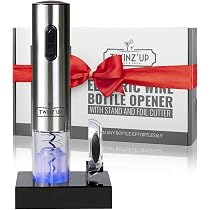 Tire-Bouchon Électrique Rechargeable 8 En 1 - Ouvre Bouteille Avec Coupe-Capsule, Verseur Et Coffret Cadeau