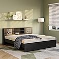 Wakefit Bed | King (78 X 72) Engineered Wood Bed Without Storage, 1 Year Warranty | - Algol - Wenge