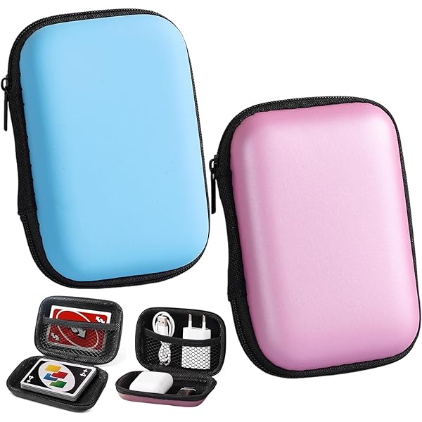 LFBEST Draagtas voor 400 speelkaarten, Etui voor speelkaarten, Speelkaartenbox Blauw, Kaartspelbox voor het opbergen van kaarten, beige, 6 Stück