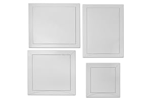 MYPURECORE YOU AT THE CORE MYPURECORE Versatile ABS Plastic Inspection Hatch - Access Panel for Plasterboard, UPVC Doors and Loft - (150mm x 150mm (6x6"))