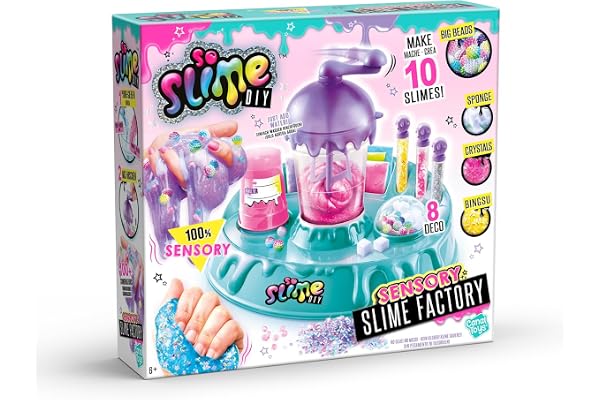 Canal Toys - So Slime - Usine À Slime ASMR Pour Enfants Dès 6 Ans - Activité Manuelle - Loisir Créatif - Idée Cadeau Enfant - Créer Ses Slimes Avec Plusieurs Textures ASMR - SSC 208
