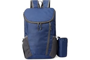 KAMEUN Foldable Backpack Lightweight, Small Rucksack Waterproof for Outdoor Sports, Durable Packable Backpack Practical Gifts for Men Women, Casual Daypack for Travelling Walking