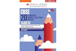 Oswaal CBSE 20 Combined Sample Question Papers class 10 (English Lang & Lit, Maths Standard, Science & Social Science) for 2026 Board Exam (As per CBSE Sample Question Paper issued on 30 July 2025)