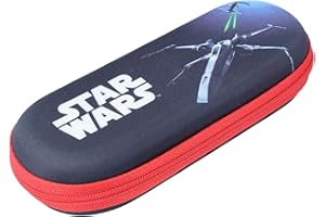 KINDLER ETUIS Brillenetui aus hochwertigem Stoff Star Wars für Kinder mit Reißverschluss