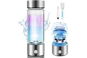 LOZLTX Opti Hydrogen Water Bottle Generator【0 Ozone & 0 Chlorine - Strongest Technology】【Ultra-High Hydrogen Concentration 3000PPB】 Improve Water in 3 Min for Drink