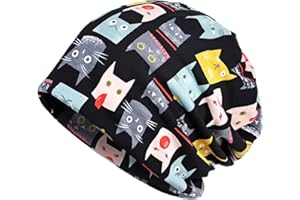 TERYNANLE Mütze Damen Herren, Slouch Beanie Mütze Weich Laufende Beanie Mütze Baumwolle, Dünne Schlafmütze Turban Chemo Kopfbedeckung für Haarausfall, Leichte Atmungsaktiv Chemo Mütze Jersey Longbeanie Cap