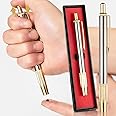 Blood Lancet Pen, Blood Lancing Pen Cupping Acupuncture Lancet Pen Stainless Steel Bloodletting Pen Lancet Device Blood Test Pen with Storage Box for Painless Checking
