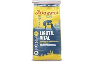 JOSERA HUND JOSERA Light & Vital Sucha Karma z Niską Zawartością Tłuszczu Dla Dorosłych Psów, 15 kg