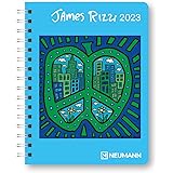 James Rizzi 2023 - Diary - Buchkalender - Taschenkalender - Kunstkalender - 16,5x21,6: Diary
