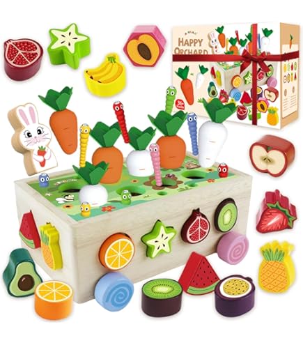 Jeux Montessori 1 Ans 2 Ans Bois, 8 En 1 Jeux Montessori Parcours