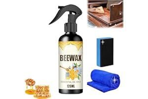 YANOBIA Natural Micro-Molecularized Beeswax Spray, Furniture Polish, Beeswax Spray for Wood, Multi-Surface Polish and Cleaner for Wood & Furniture (1Pcs)