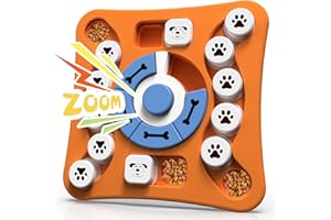 RongYiCare Intelligenzspielzeug für Hunde, Interaktives Hundespielzeug Intelligenz für IQ-Training und Gehirnstimulation, Hunde Intelligenzspielzeug für große mittlere kleine Welpen Hunde(Orange)