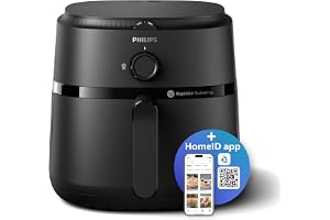 Philips Airfryer XL, 6.2L/1.2KG, 1700W, 12 Functions | 1000 Series, Analogue Control, Rapid Air Technology, Black, NA130/00