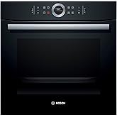 Bosch HBG675BB1 Serie 8 Einbau-Backofen, 60 x 60 cm, Made in Germany, Pyrolyse Selbstreinigung, AutoPilot 10 Automatikprogram
