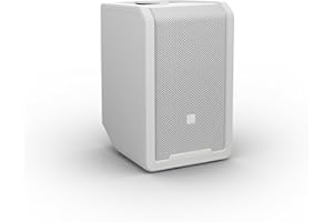 LD Systems ANNY 8 Tragbarer Bluetooth PA-Lautsprecher mit Akku und Mixer, Pure White