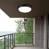 Artos 20W Yuvarlak Siyah LED Nemli Yer Armat&uuml;r&uuml; &ndash; IP65 Su ve Toz Ge&ccedil;irmez, 6500K Beyaz Işık, 2000 L&uuml;men, 22,2 cm x 7,6 cm, İ&ccedil;
