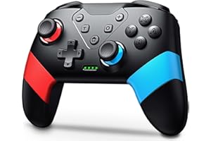 GAMSINGY PC Controller, Switch Controller für Switch/Lite/OLED Konsole/PC, Macro/Turbo/Aufwachfunktion, Präzise Steuerung, Dual Motors Vibration, 15 Std Spieldauer