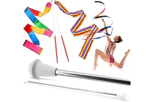 SIRCLE OF LIFE SoL Twirling Marching Baton 28 inch in stainless steel with rubberized ends mini shaft 3/8 with 2 dancing ribbons.