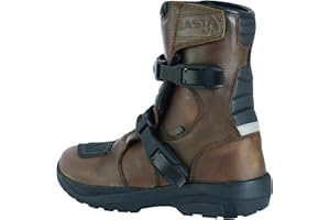 RAXID BASTA V2 GENUINE LEATHER WATERPROOF MOTORBIKE ADVENTURE BOOTS MOTORCYCLE OFF ROAD SHOES CE APPROVED