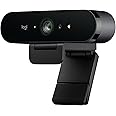 Logitech BRIO Ultra HD Webcam for Video Conferencing, Recording, and Streaming - Black