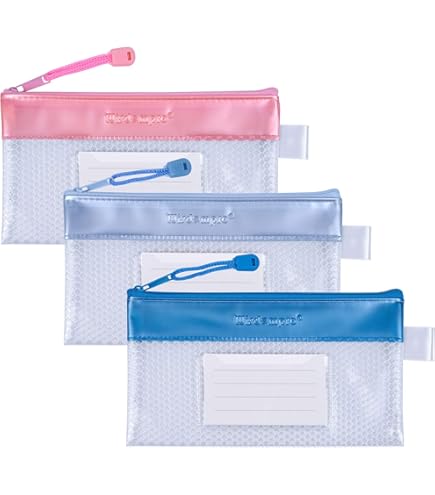Grafoplás | Borsa con cerniera EVA Soft a5 | Blu pastello | Morbido al tatto | Zipper Bag realizzata in gomma EVA trasparente | Perfetta per proteggere e trasportare documenti, cellulari, tablet