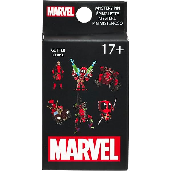 Loungefly Funko POP! Enamel Pins: Deadpool - King Deadpool - Broche Fantaisie Mignonne à Collectionner - pour les Sacs à Dos et Sacs - Idée de Cadeau - Produits Officiels - Comic Books Fans