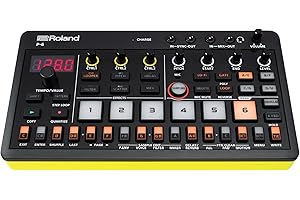 Roland AIRA Compact P-6 Creative Sampler | Sound Design Granulare | Potente Sequencer | Tastiera Integrata | Loop Custom | Microfono Interno | Effetti Interni | Connettività USB-C