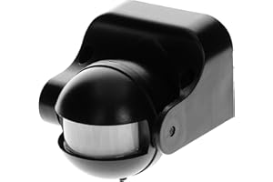 Orno OR-CR-201 czujnik ruchu zewnętrznego, IP44, 1200 W, z regulacją pionową (czarny)