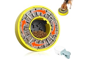 Tierney Interaktives Hundespielzeug, Slow Feeder Hundenapf, Hundespielzeug Intelligenz, Verstellbarer Slow Feeder Fressnäpfe Intelligenzspielzeug für Große Mittlere Kleine Hunde