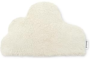 ‎EHRENKIND Ehrenkind® Wärmekissen Wolke aus 100% Bio-Baumwolle Teddy-Stoff | Kirschkernkissen für Babys & Kinder | Natürliches Wärme- & Kühlkissen | Wolkenform Natur | Made in Europe