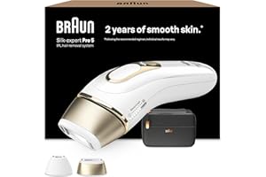 Braun Silk·expert Pro 5 Epilatore Luce Pulsata, Depilatore Corpo Donna, Alternativa All’Epilazione Laser, Laser Peli Donna, Con Custodia, 2 Testine, Luce Pulsata Braun, Idea Regalo, PL5140