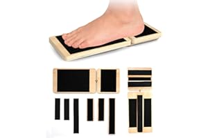Chumix Balance Board in legno, per allenare i piedi, antiscivolo, per adulti, efficace rafforzamento del piede e stabilizzazione dei piedi, correzione della postura allungamento della caviglia