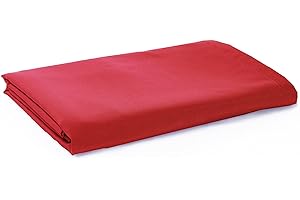 Sonia Moer Bettlaken aus superweicher, gebürsteter Mikrofaser, bügelfrei, atmungsaktiv, hypoallergen, Kingsize-Bett/Rot