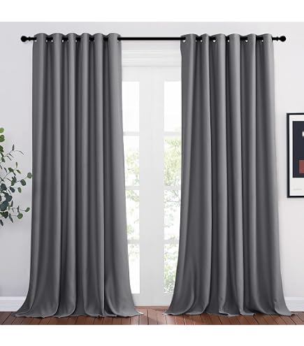 ROOM99 Tenda Con Occhielli Argentati, Aura, 180 X 280 Cm - 6