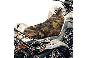 Wanyint ATV-Sitzbezug für Honda TRX250X und Yamaha Grizzly 700, 63,5 x 25,4 cm, wasserdicht, Stretch-Passform, langlebig, strapazierfähig, ATV-Sitzschutz für raues Gelände, Tarn-Jagd-Waldast