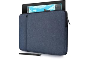 Waterproof Drawing Graphics Tablet Sleeve Protective Case for Huion H610 Pro V2, Wacom Intuos Pro/Wacom Cintiq Pro 13/Wacom One, XP-Pen Deco 01 V2,VEIKK A30 A50(Navy Blue)