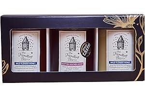 Travelling Bee Company - Finest British Selection of Natural Honey, 3 x227gms
