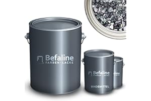 Befaline © BEFA-78 Steinteppich Set bis 2,5qm I 25kg Marmorkies Verde Alpi + 1,5kg Epoxidharz Bodenbeschichtung für Naturstein, Beton, etc. I fugenloser & pflegeleichter Boden für innen & außen