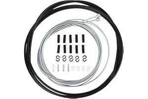 DINSONG Cable de Dérailleur Vélo， Câble dérailleur, Cyclisme Câbles de Dérailleur, câble de changement de, Kit de traction de Dérailleur de vélo pour vélo pour VTT, Vélo de Course, BMX, Vélos Pliants, etc