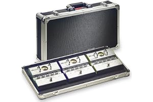Stagg UPC-500 500x255x90mm ABS Guitar Effect Pedal Flight Case