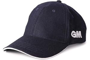Gunn & Moore GM Cricket Hat |Cricket Cap or Teknik Cap | Pre-Shaped Two-Tone Peak | Easi-Fit Hook-and-Loop Fastener | One Size Fits All | 51-63 cm Circumference | Available in Maroon, Green or Navy
