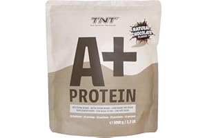 TNT TRUE NUTRITION TECHNOLOGY TNT + proszek białkowy wegański (1 kg) • wegański shake proteinowy • 33 porcje • 22,5 g białka na porcję • bogaty w BCAA + leucynę • roślinny proszek proteinowy • Made in Germany • Natural Chocolate